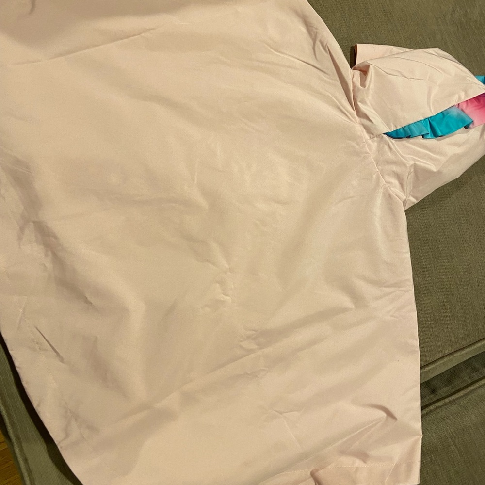 London Fog Pink Poncho unicorn raincoat size 3T - Picture 5 of 7